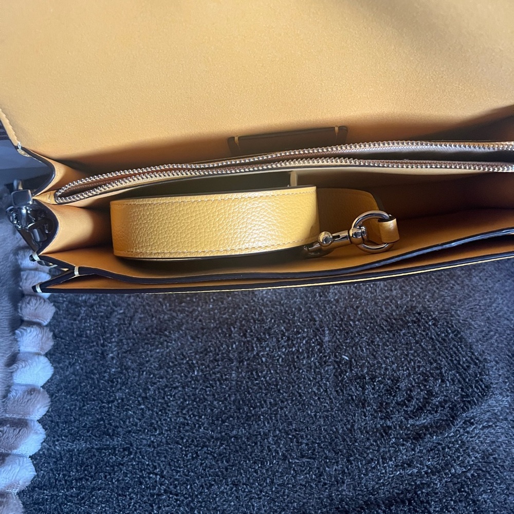 Coach Yellow crossbody purse